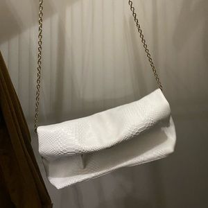 White purse